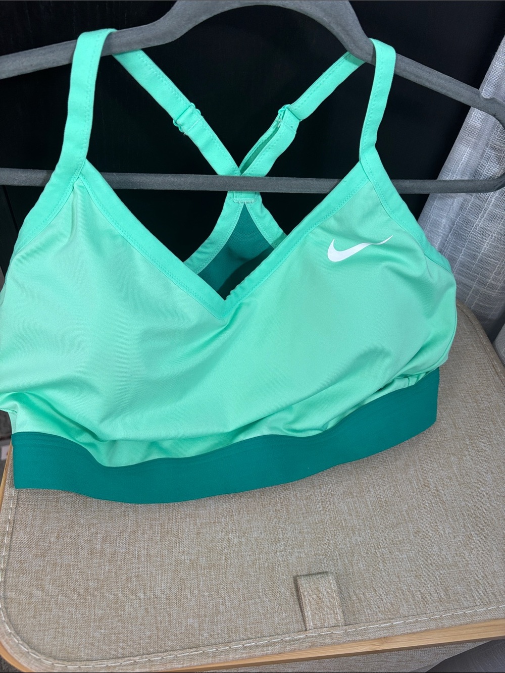 Nike Mint and Teal Light-Support Sports Bra